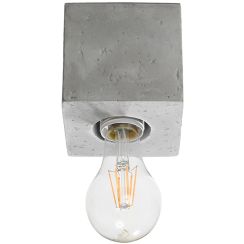 Sollux Lighting Ariz plafondlamp 1x60 W grijs SL.0681