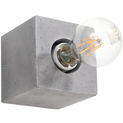 Sollux Lighting Ariz wandlamp 1x60 W grijs SL.0682