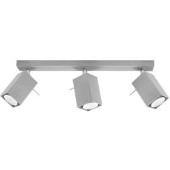 Sollux Lighting Merida plafondlamp 3x40 W grijs SL.0457