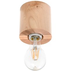 Sollux Lighting Salgado plafondlamp 1x60 W hout SL.0672