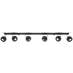 Sollux Lighting Oculare plafondlamp 6x40 W zwart SL.0448
