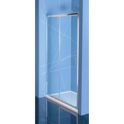 Polysan Easy Line douchedeur 160 cm schuifbaar chroom glans/helder glas EL1815