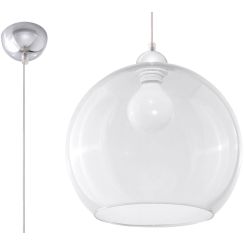 Sollux Lighting Ball hanglamp 1x60 W doorzichtig SL.0248