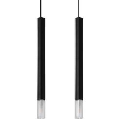 Sollux Lighting Wezyr hanglamp 2x40 W zwart SL.0961