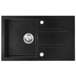 FDesign Carioca spoelbak van graniet 78x48 cm grijs/grafiet/onyx FD9-13-4878-22