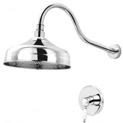 FDesign Lacrima doucheset inbouw met regendouche chroom FD1-LRA-7PASET2-11