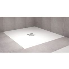 Polysan Flexia vierkante douchebak 100x100 cm wit 71552MAT