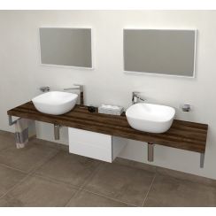 Sapho Avice badkamerblad 220x49.5 cm eik AV2211