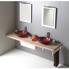 Sapho Avice badkamerblad 220x49.5 cm eik AV224