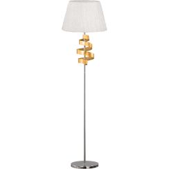 Candellux Denis staanlamp 1x60 W chroom-gouden 51-23506