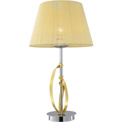 Candellux Diva tafellamp 1x60 W chroom-gouden 41-55071