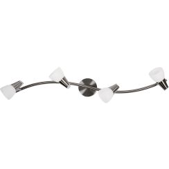 Candellux Selia plafondlamp 4x40 W wit-chroom 94-70005