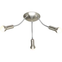 Candellux Arc plafondlamp 3x40 W nikkel 98-63311