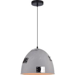 Candellux Patch hanglamp 1x60 W chroom-grijs/askleur 31-43160