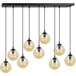 Emibig Cosmo hanglamp x10 W zwart-amber 713/9
