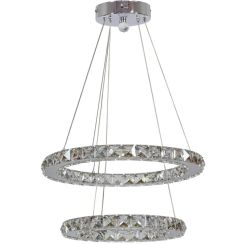 Candellux Lords hanglamp 2x24 W chroom 31-32515
