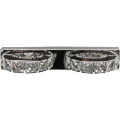 Candellux Shipi wandlamp 2x3 W chroom-kristal 22-45300