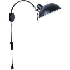 Candellux Nora wandlamp 1x40 W zwart 21-53602
