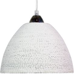 Candellux Braid hanglamp 1x60 W wit 31-32751