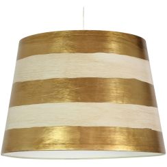Candellux Americano hanglamp 1x60 W gouden-beige 31-32324