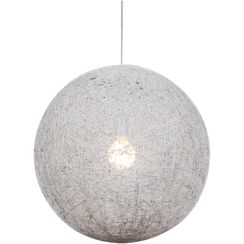 Candellux Caruba hanglamp 1x60 W wit 31-26944