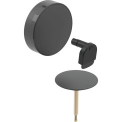 Geberit badkuipsifon zwart 150.481.14.1