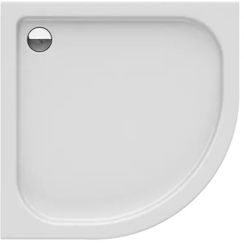 New Trendy Domio halfronde douchebak 90x90 cm wit B-0350