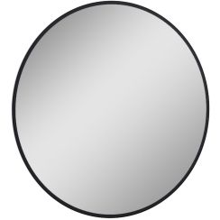 Elita Sharon spiegel 60x60 cm rond met verlichting zwart RE060602010560