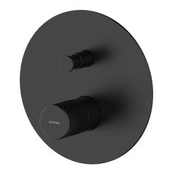 Oltens Hamnes bad- en douchekraan inbouw mat zwart 34106300
