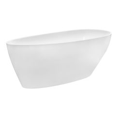 Besco Goya vrijstaand bad 160x70.5 cm ovaal wit #WMD-160-GKG
