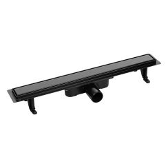 Laveo Basso lineaire afvoer met rooster 70 cm zwart COB770D