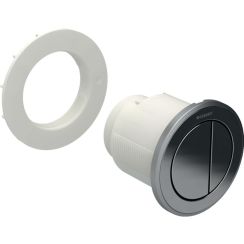 Geberit Typ 10 spoelknop voor het toilet staal 116.057.SN.1