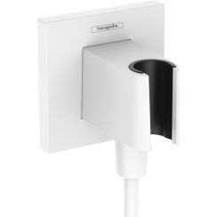 Hansgrohe Fixfit hoekverbinding met handvat wit 26889700