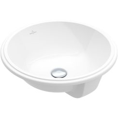 Villeroy & Boch Architectura wastafel 40x40 cm rond onderblad wit glans 5A7546R1