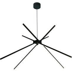 MaxLight Spider hanglamp 1x33 W zwart P0412