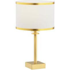 Argon Abbano tafellamp 1x15 W wit-messing-gouden 8029