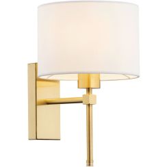Argon Abbano wandlamp 1x15 W wit-messing 8048