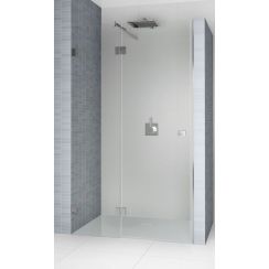 Riho Scandic douchedeur 80 cm kantelbaar zwart mat/helder glas G001019121