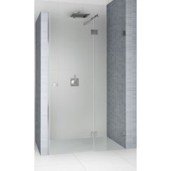 Riho Scandic douchedeur 100 cm kantelbaar zwart mat/helder glas G001024121