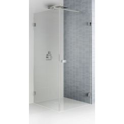 Riho Scandic douchecabine 80x80 cm vierkant zwart mat/helder glas G001032121