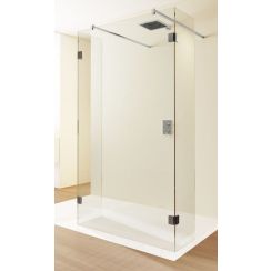 Riho Scandic douchecabine 120x27 cm zwart mat/helder glas G001049121
