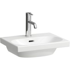 Laufen Lua wastafel 45x35 cm rechthoekig klassiek wit glans H8150814001091