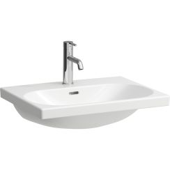 Laufen Lua wastafel 60x46 cm rechthoekig klassiek wit glans H8160834001041