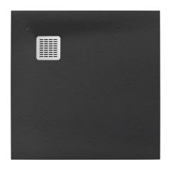 Roca Terran vierkante douchebak 80x80 cm onyx AP10332032001640