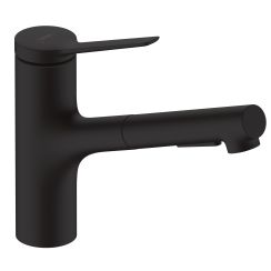 Hansgrohe Zesis M33 keukenkraan staand zwart 74803670