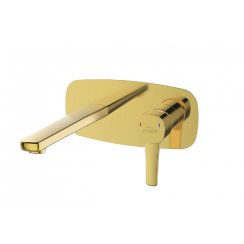 Invena Glamour wastafelkraan inbouw gouden BP-02-U09