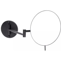 Stella make-upspiegel 28x20.5 cm rond zwart 22.01430-B