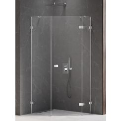 New Trendy Avexa douchecabine 100x80 cm chroom glans/helder glas EXK-3892