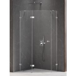 New Trendy Avexa douchecabine 100x80 cm chroom glans/helder glas EXK-3893
