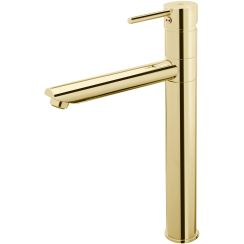 FDesign Flusso wastafelkraan staand gouden FD1-FLS-2L-55